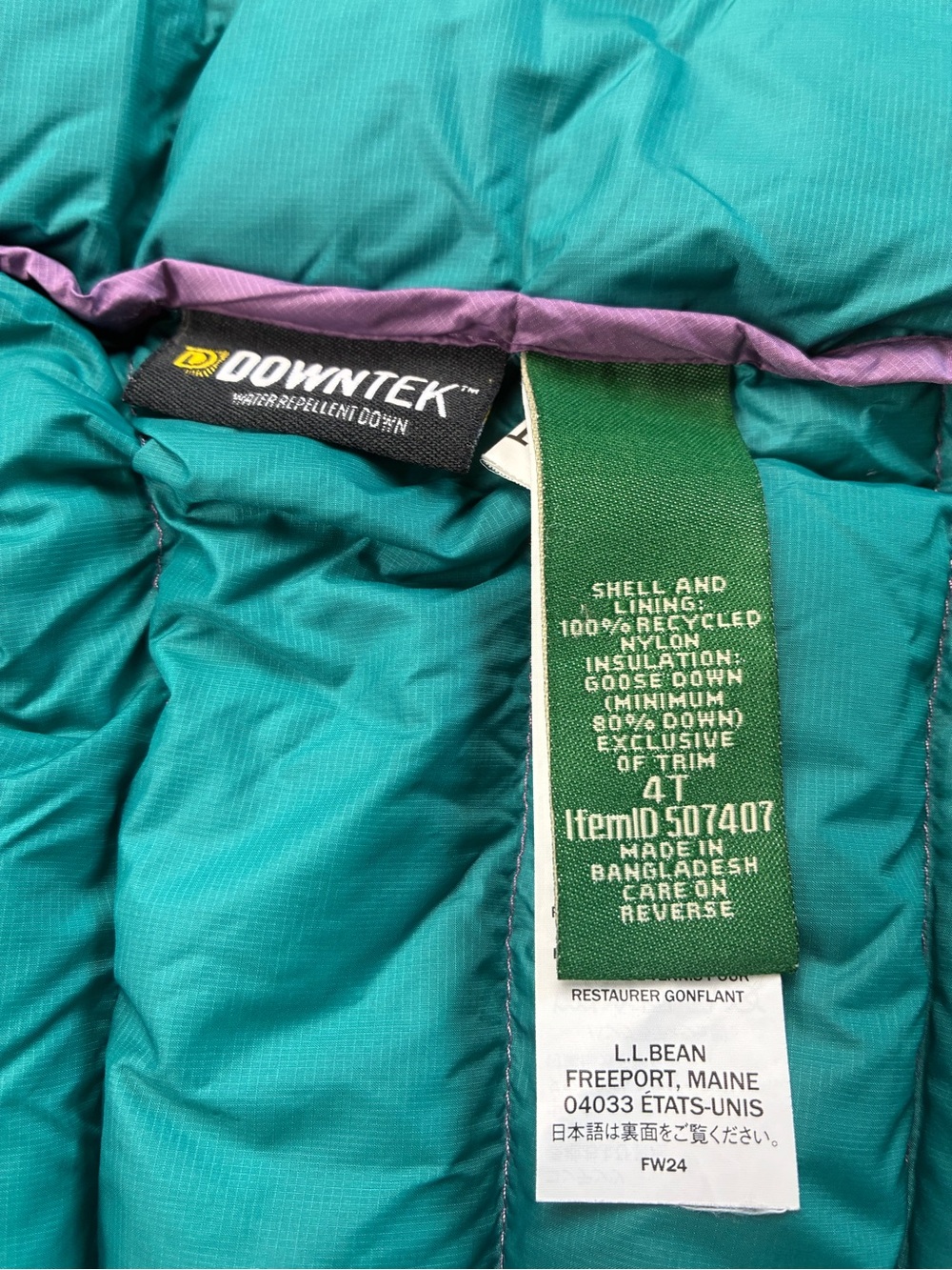 LL Bean Toddler Puffer Jacket - Picture 10 of 13